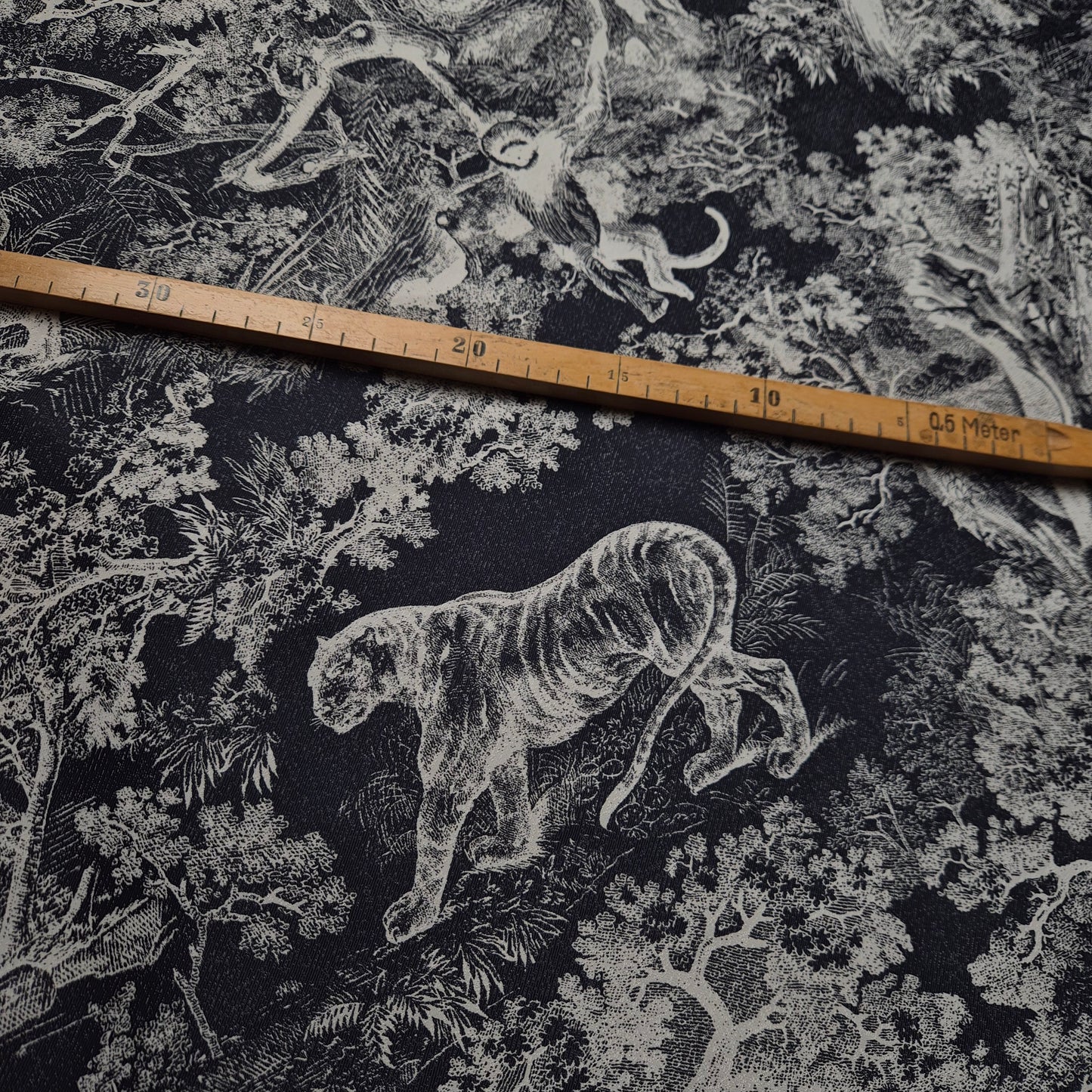 Meterware · Taft · Technisch · Polyester · Toile de Jouy