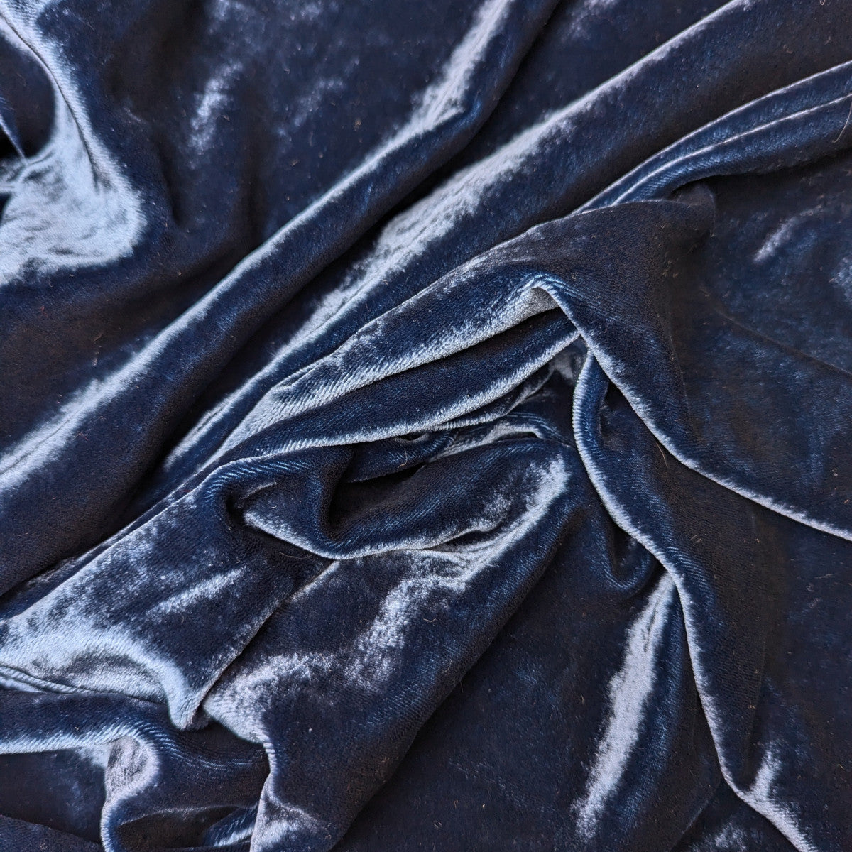 Baumwolle, Wolle, Samt, Poseidon · 135 cm