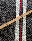 Deadstock Jersey, B*rberry – All-Over Monogramm (Breite 145 cm) (M5X5X1)