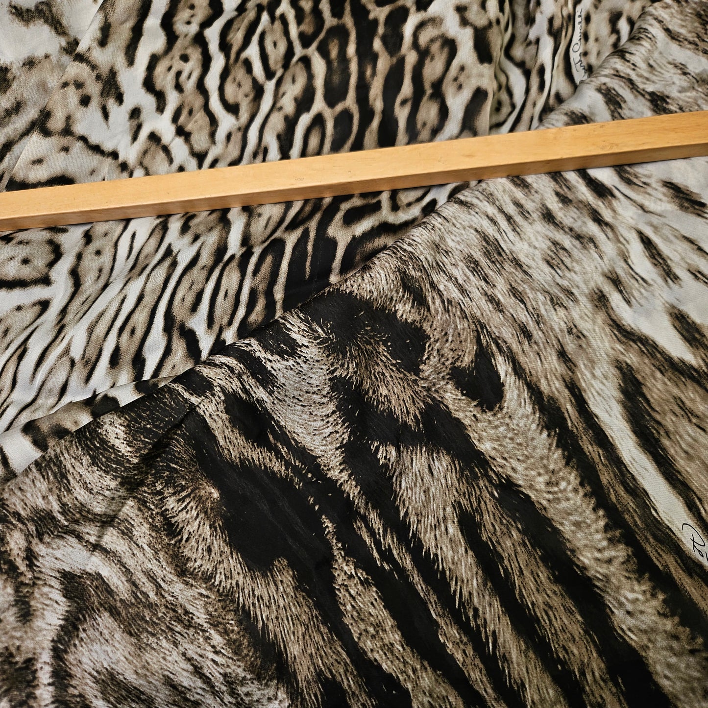 Seide, Chiffon, Star White Pearl · 45 cm x 140 cm