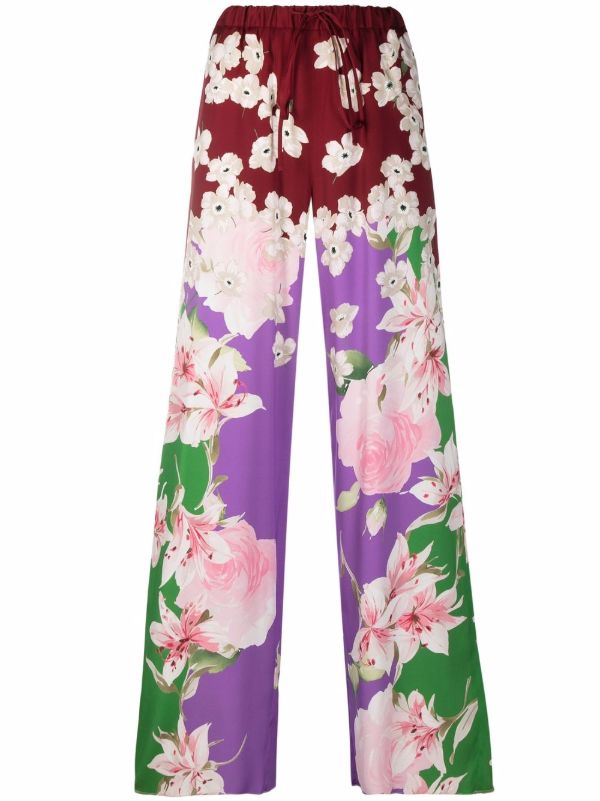 Panel · Twill · XXL Blumen · Seide · Floral · Pastelltöne · 380×140 cm