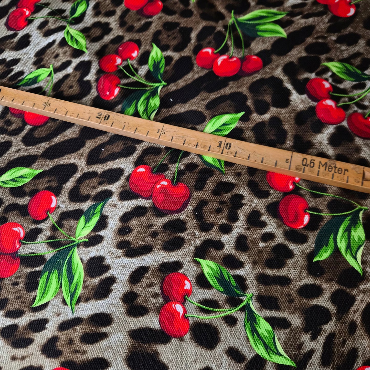 Meterware · Denim · Baumwolle · Animal · Mehrfarbig · 160 cm · 390 g/m²