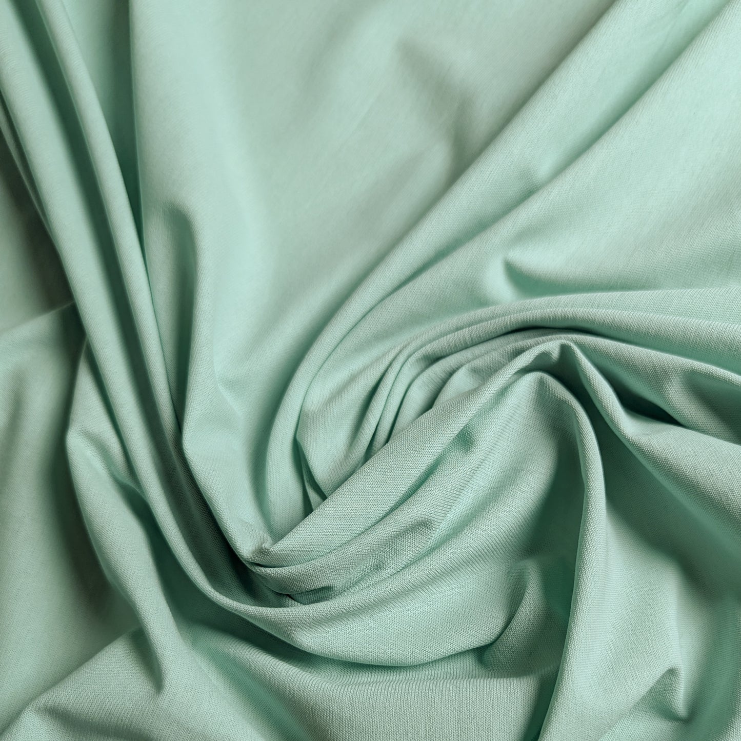Jersey · Baumwolle · Uni · Farbe: mintgrün · 155 cm · 170 g/m² · Meterware