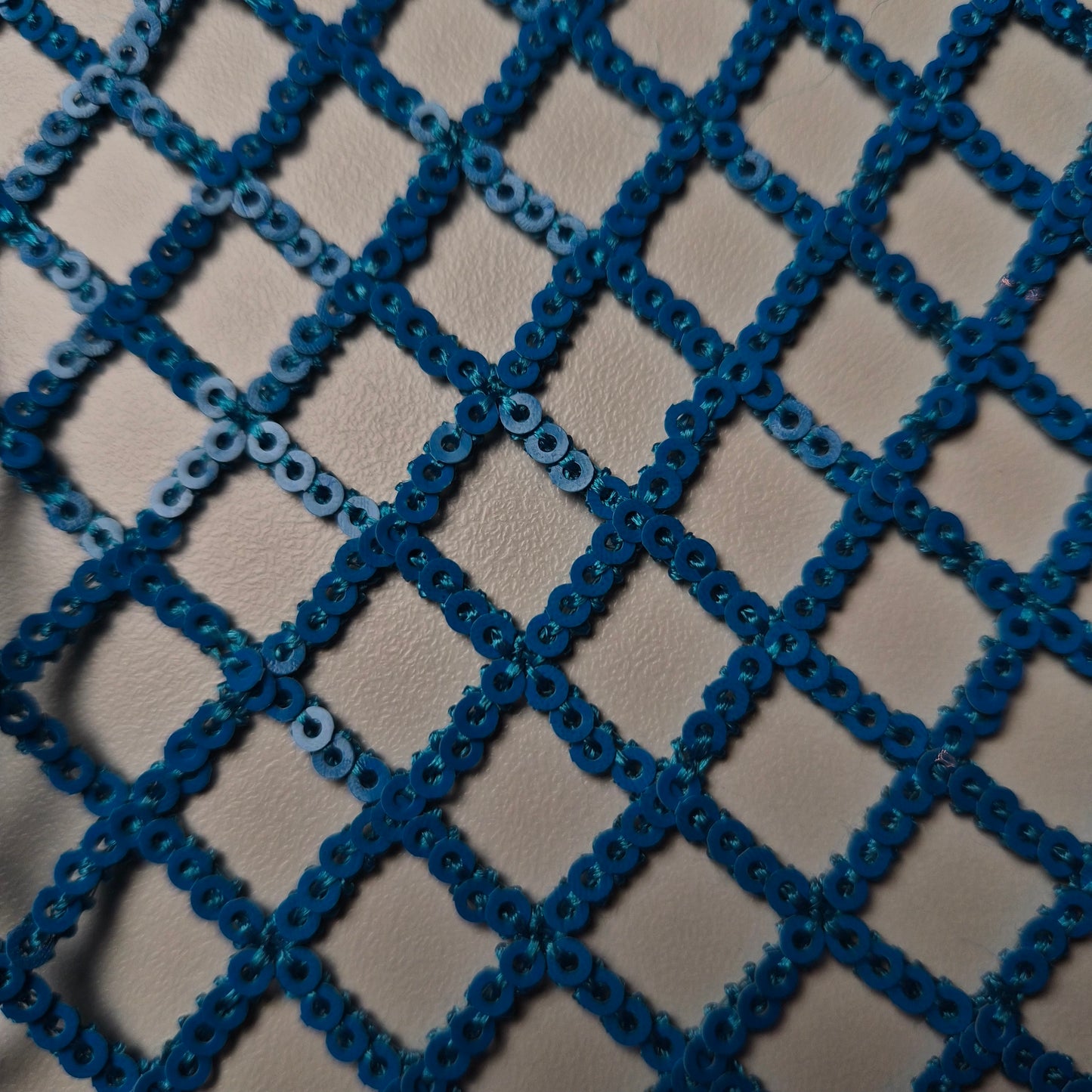 Macramé / Netz, Paillettenstoff, Hawaiian Surf · 100 cm 220g/m2