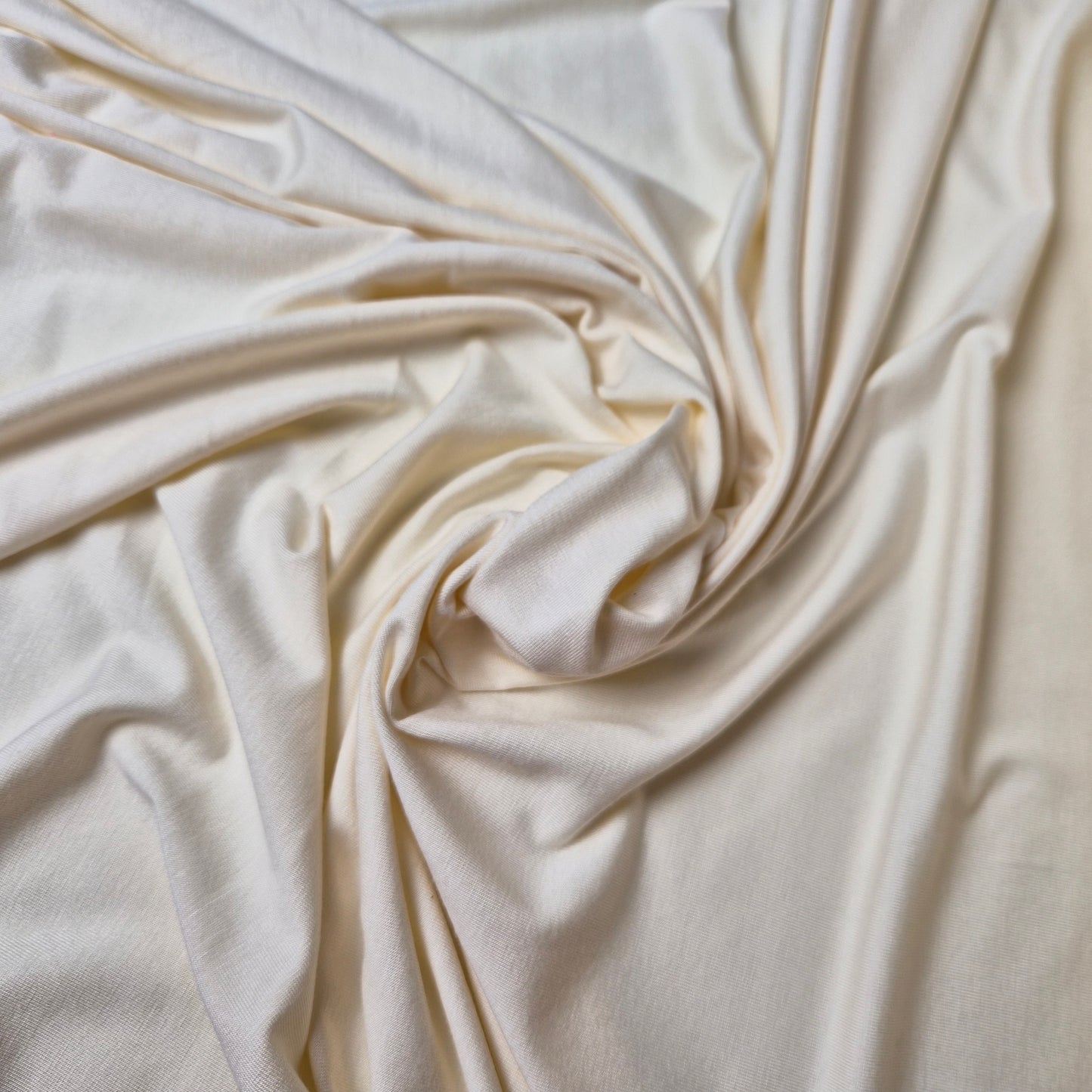 Jersey · Baumwolle super weich · Uni · Pantone Vanilla Ice · 160 cm · 210 g/m² · Meterware