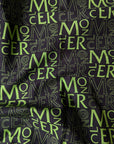 Moncler – Zuschnitt Kurzarmhemd Schwarz Jasmin Green Logo | Größe M | S3X1X023