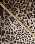 Deadstock Cordstoff, D&G – Leo-Muster Leopard-Print mit Stretch (Breite 150 cm) (M1X1X22)