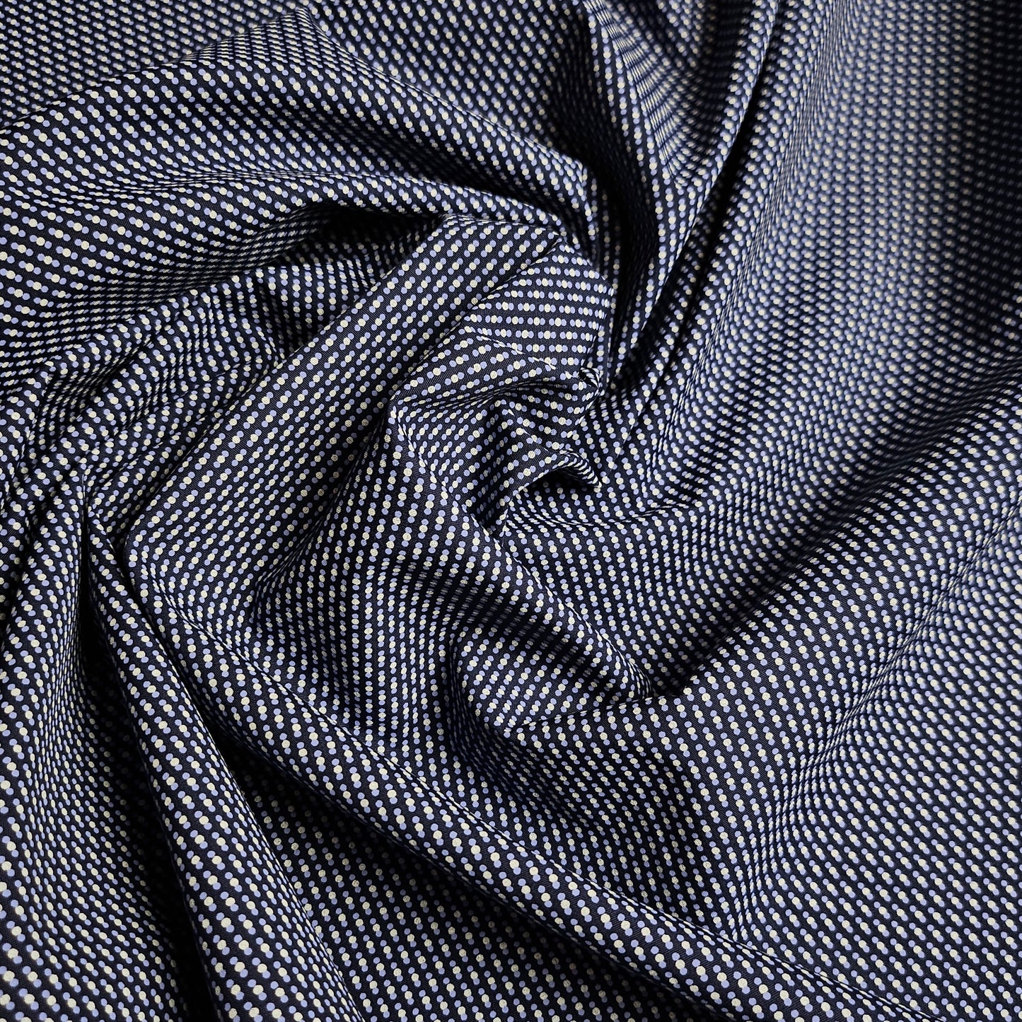 Poplin · Baumwolle · Kleingemustert · Blautöne · 150 cm · 120 g/m² · Meterware