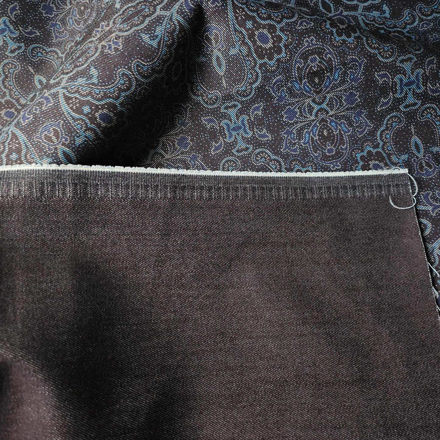 Baumwolle, Denim, Peacoat · 180×150 cm