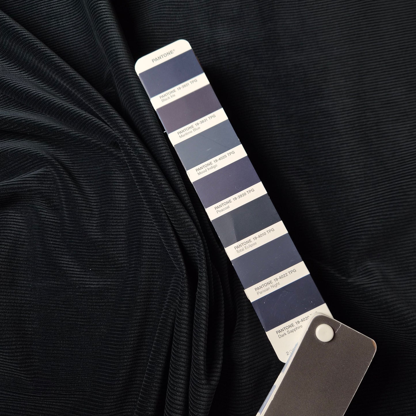 Baumwolle, Cord, Total Eclipse · 150 cm