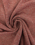 CC Haute Couture Tweed rot rosa Pailetten 50 cm x 160 cm