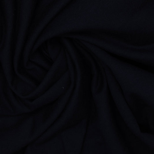 Sweat · Baumwolle, Kaschmir · Melange · Farbe: Dunkelblau · 150 cm · 250 g/m² · Meterware 250g/m2