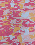 Pink Camouflage Glitzer Lycra 50 cm x 160 cm
