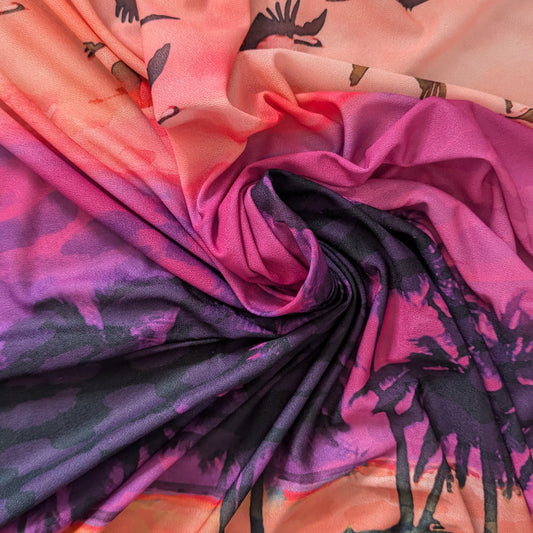Feintüll · Stretch · Kunstfaser · Safari · Neontöne · 140 cm · 80 g/m² · Meterware