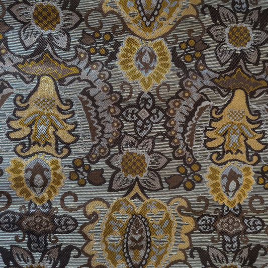 Brokat · Seide, Lurex · Logo · Farbe: Sand · 140 cm · 190 g/m² · Meterware