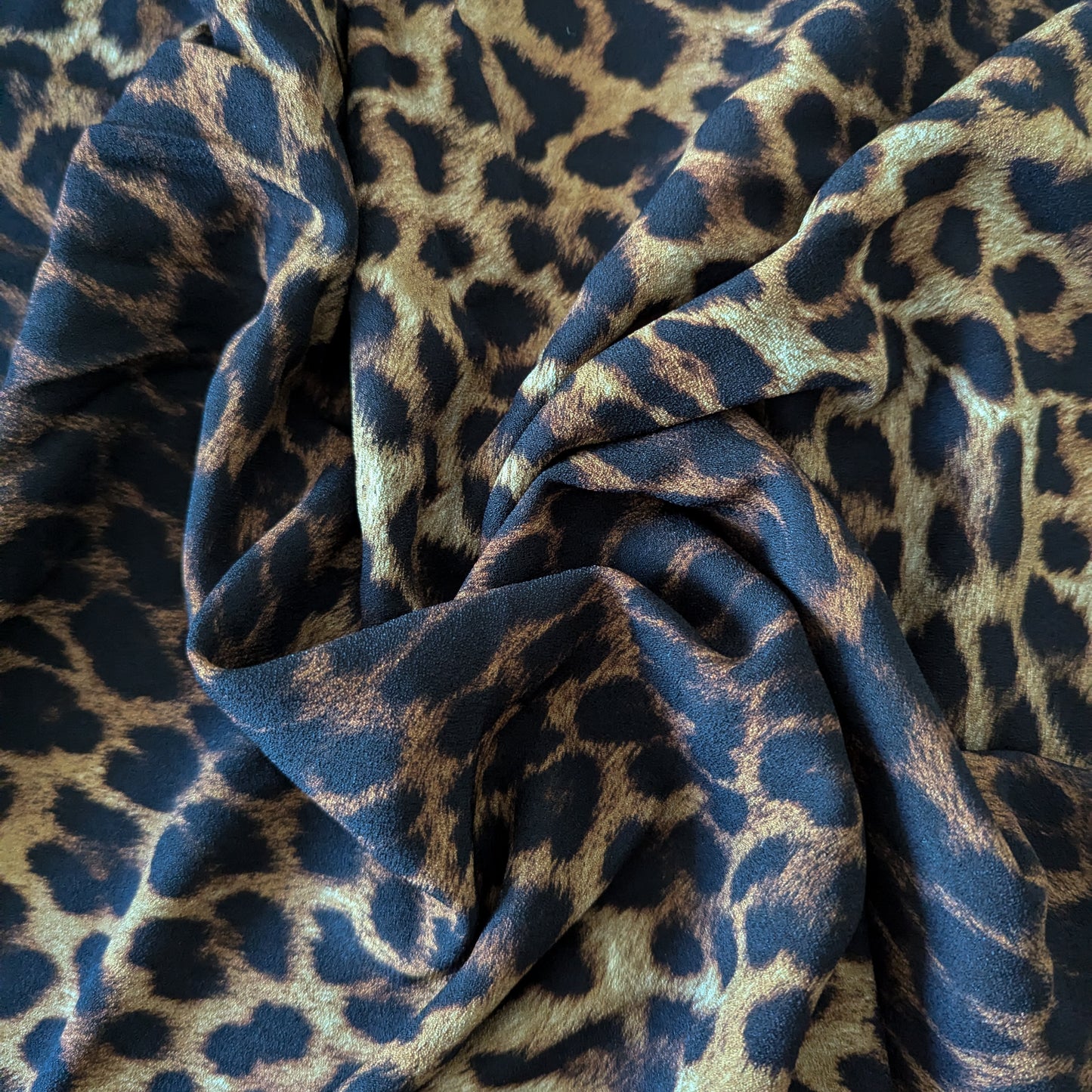 Meterware Michael Kors Collection Viskose Webware Leo  150 cm M5X1X22 200 g/m²