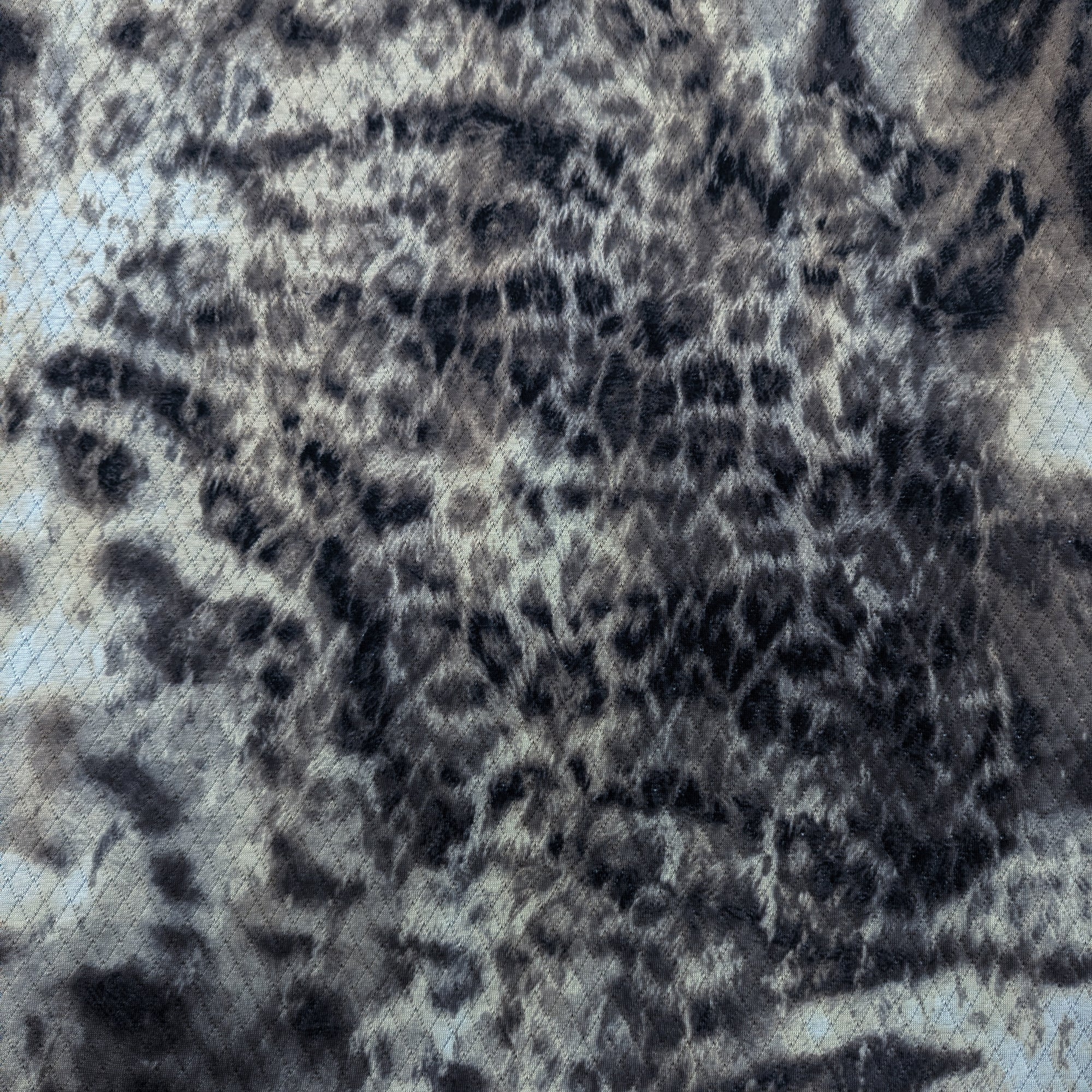 Designerstoff – Deadstock Steppsweat Baumwolle Leopard-Print Leo | 140 cm | M8X2X2
