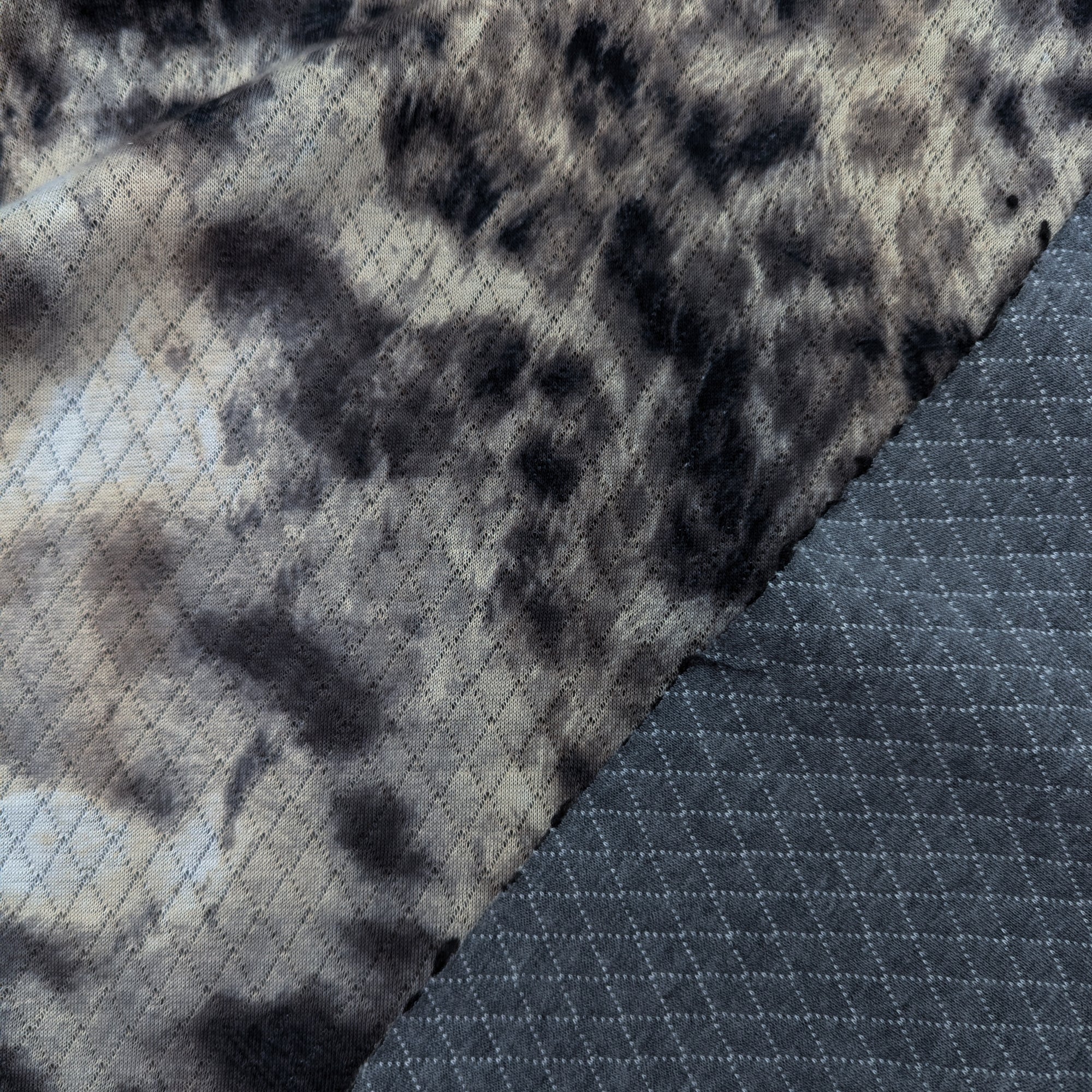 Designerstoff – Deadstock Steppsweat Baumwolle Leopard-Print Leo | 140 cm | M8X2X2