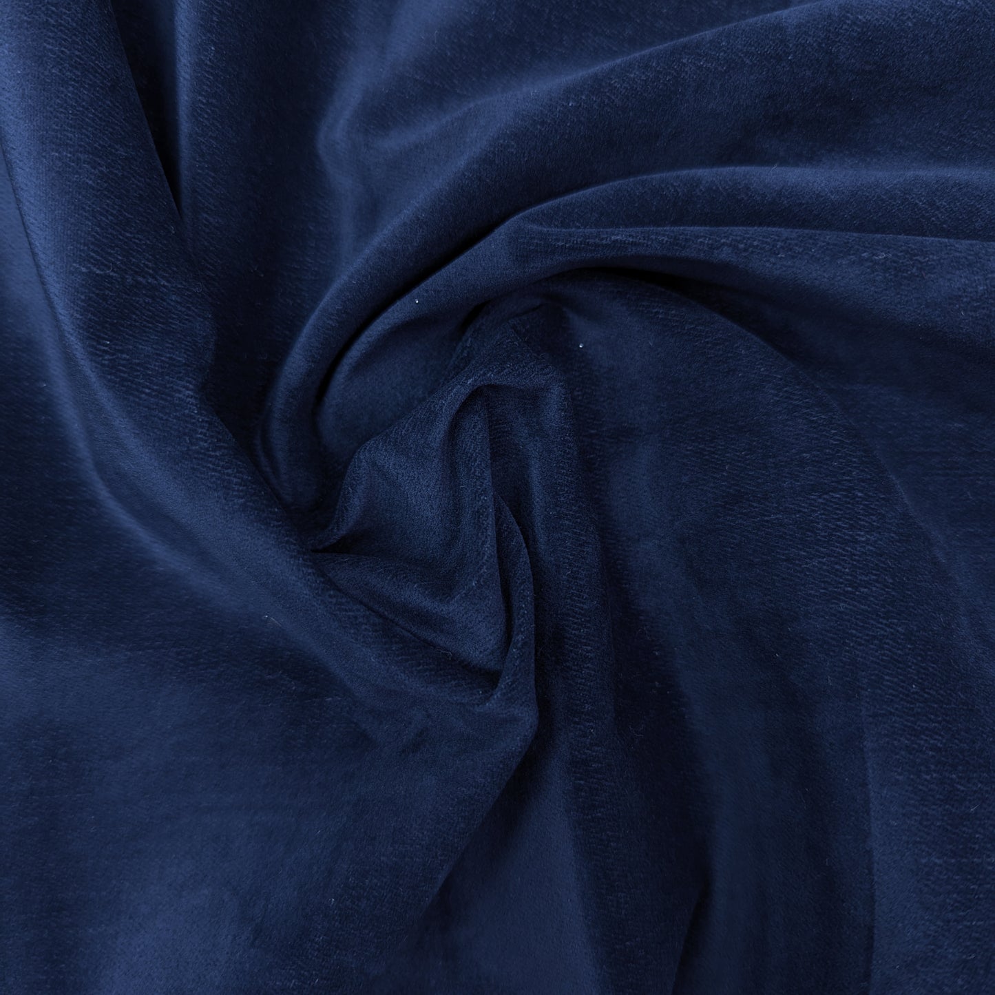Denim · Samtbeschichtung · Baumwolle · Uni · 120 cm · Meterware