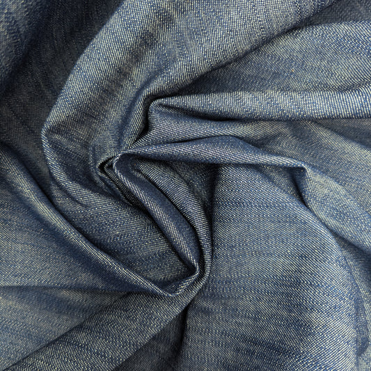Denim · Ohne Stretch · Baumwolle · Melange · Pantone Sargasso Sea · 145 cm · 270 g/m² · Meterware