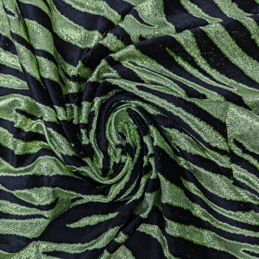 Lurex, Jersey, Samt, Black Beauty · 50×150 cm