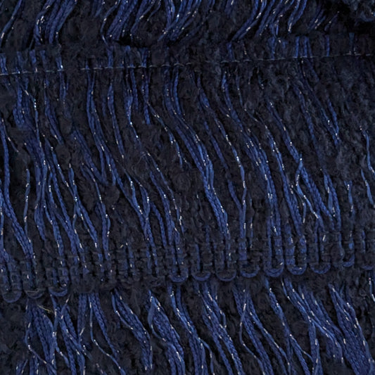 Tweedtrim, Pantone Navy · 100 cm