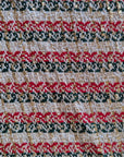 Deadstock Baumwoll-Tweed – Pantone-Farbton Gardenia Multicolor Streifen, G*cci (Meterware, Stoffbreite 140 cm) (M9X4X2)