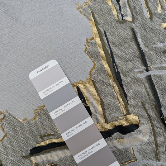 Jacquard, Pantone Oyster Mushroom · 95×150 cm