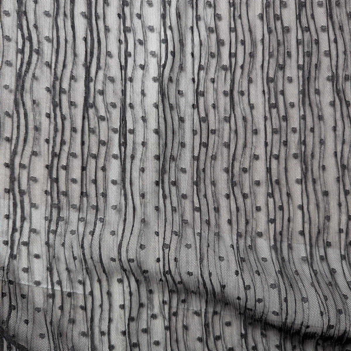 Feintüll Plissee · Plissiert · Polyester · Plumentis · 140 cm · Meterware