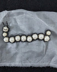 S7X4X018 Patch D&G Ornament Perlen Raupe 5 cm x 10 cm