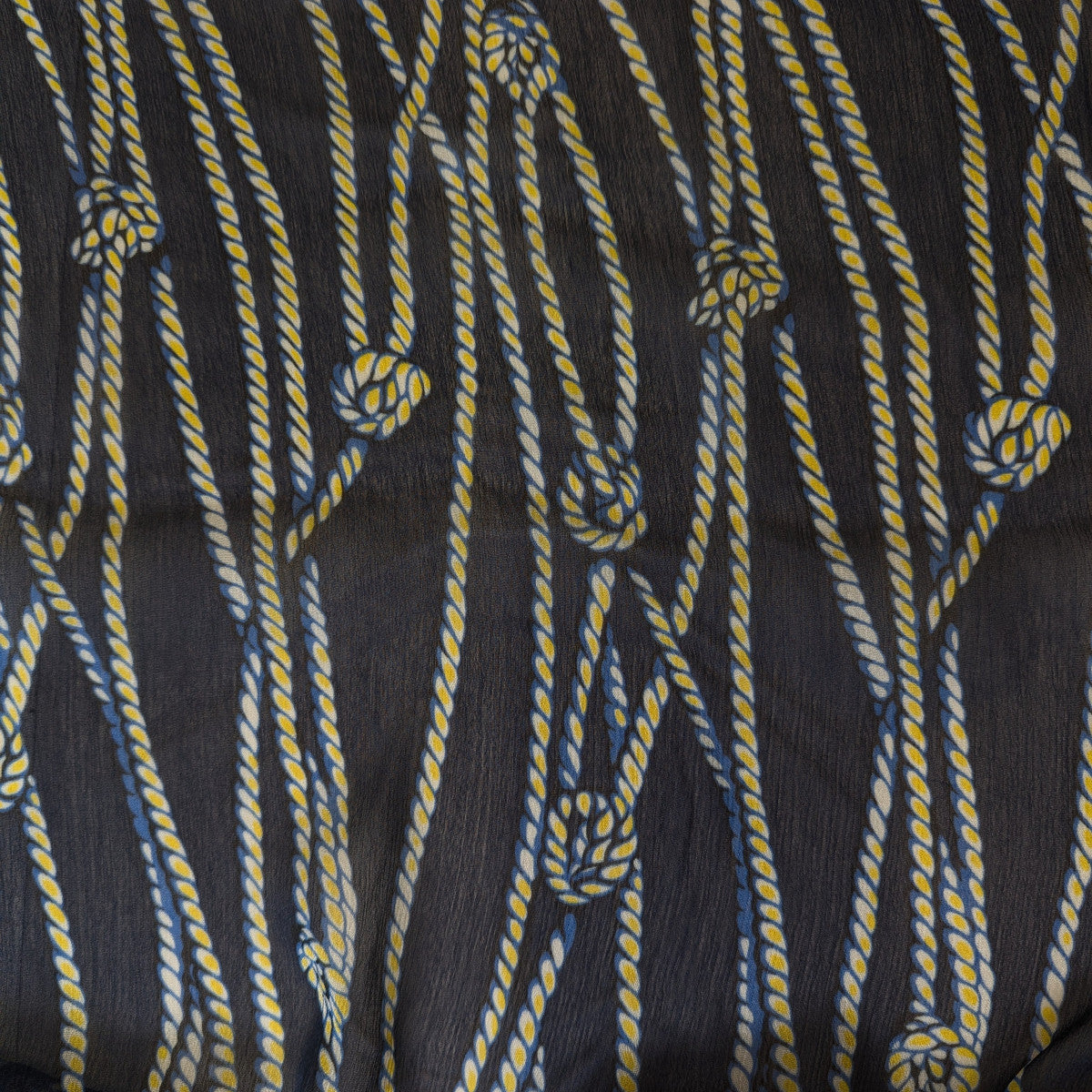 Chiffon · Viskose · Maritim · Farbe: Dunkelblau · 135 cm · 70 g/m² · Meterware