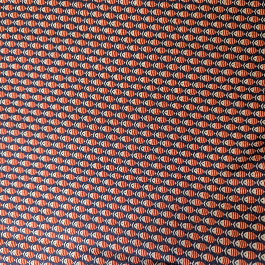 Poplin · Baumwolle · Floral · Farbe: Dunkelblau · 140 cm · 100 g/m² · Meterware