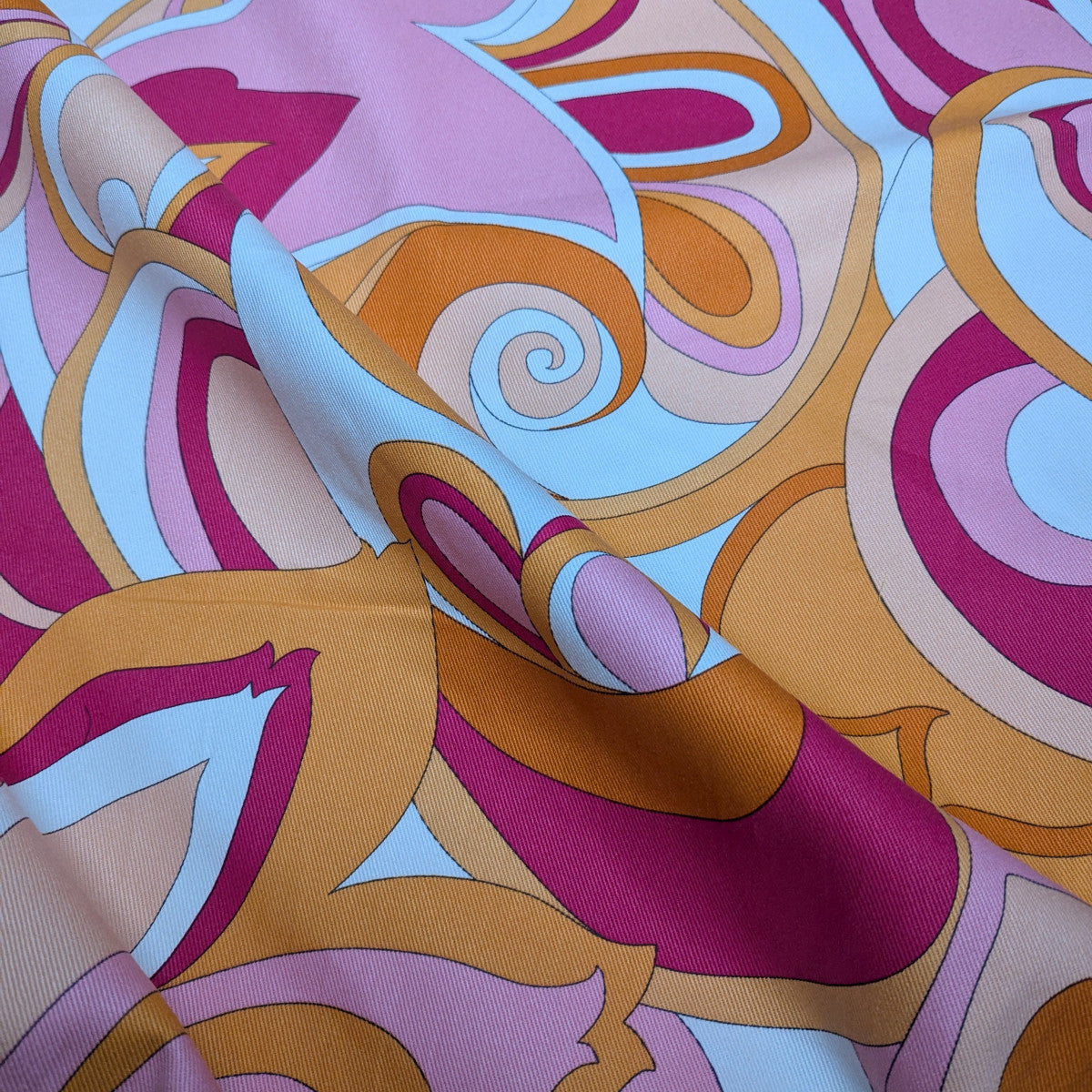 Denim · Baumwolle · Pucci · Farbe: pinktöne · 150 cm · 340 g/m² · Meterware