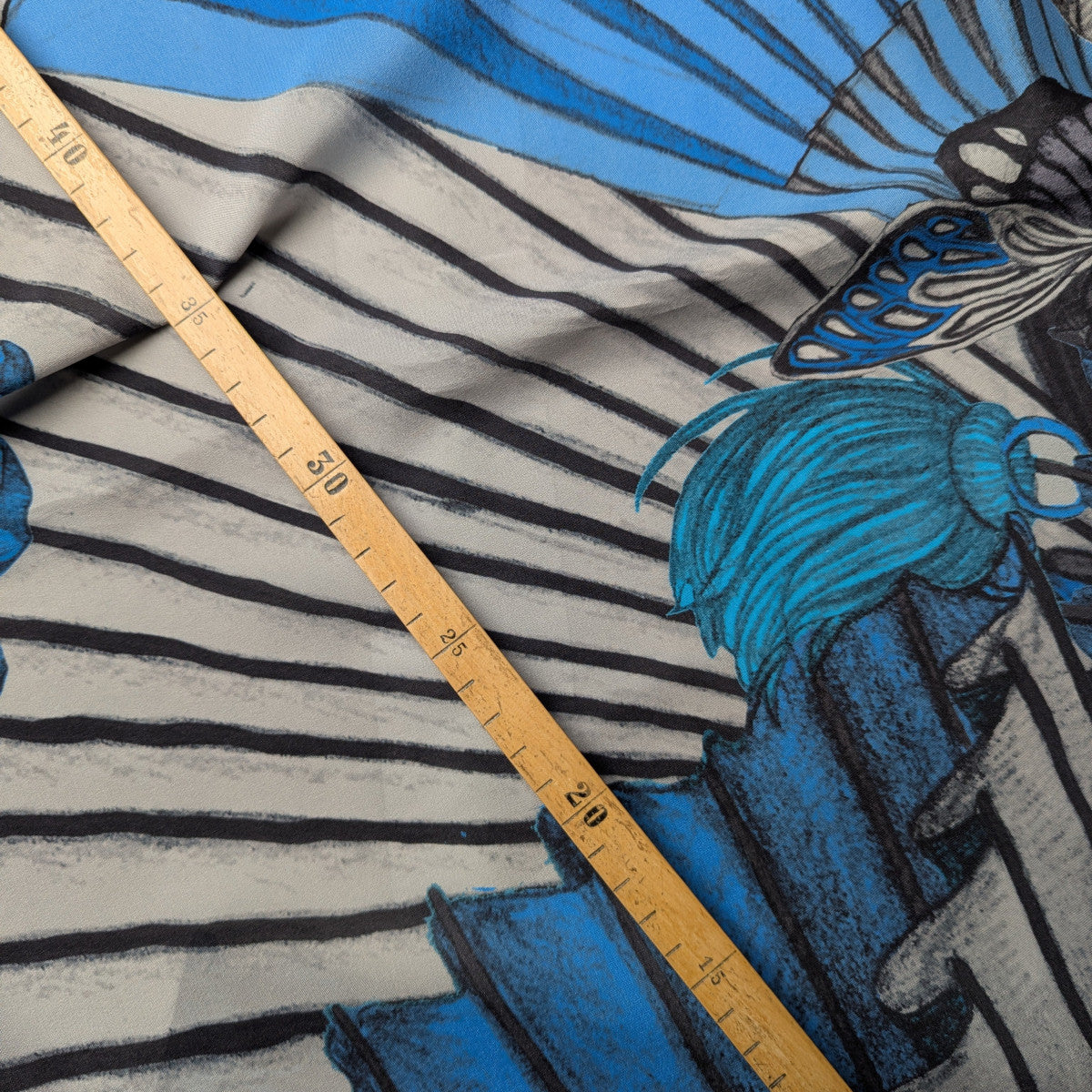 Crêpe · Seide · Floral · Farbe: Grau · 140 cm · Meterware