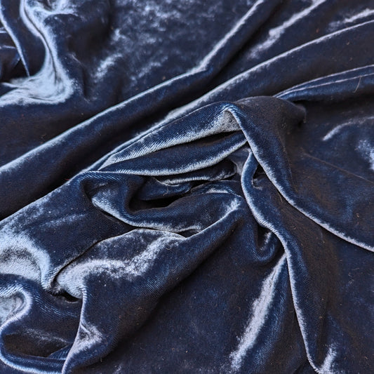 Baumwolle, Wolle, Samt, Poseidon · 135 cm