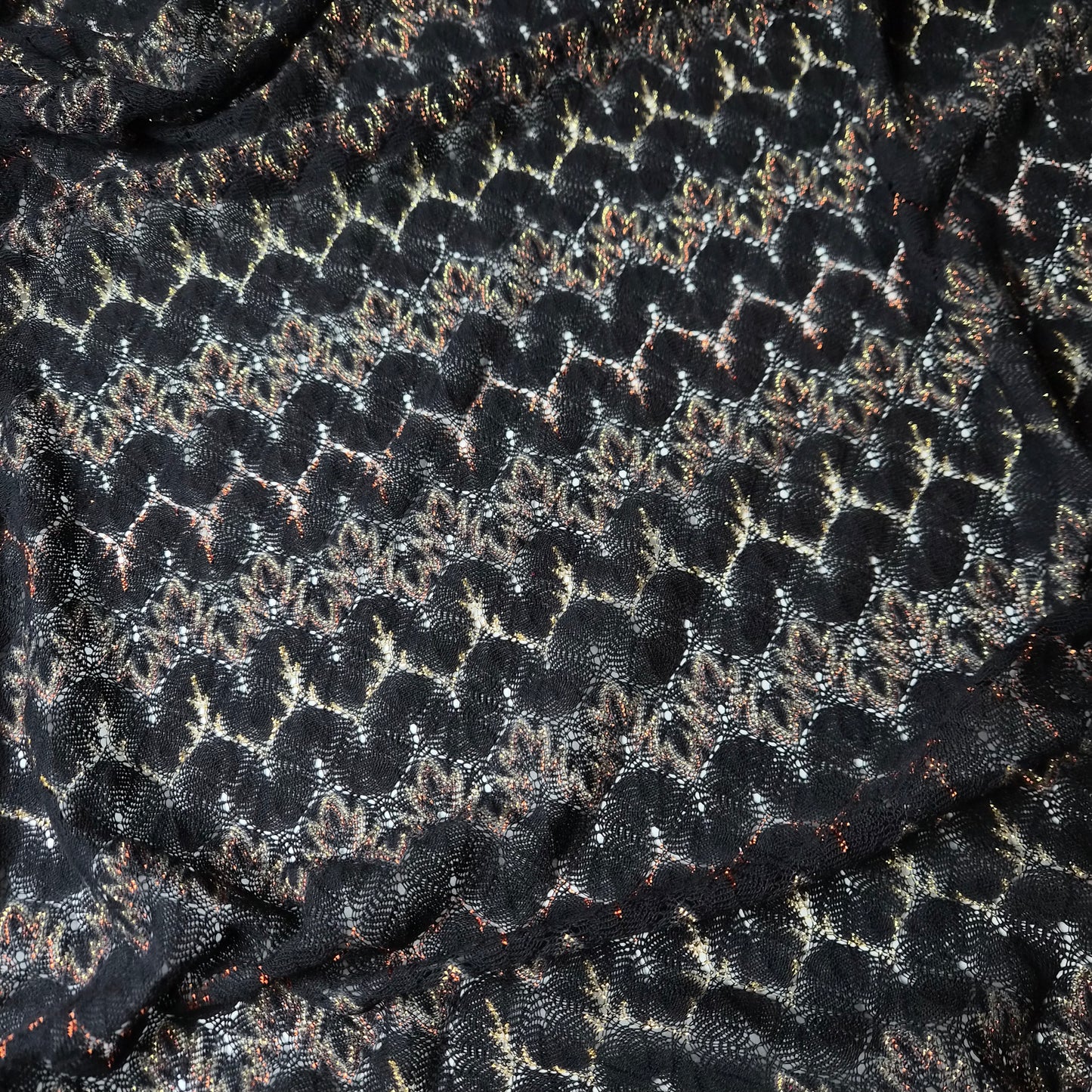 Baumwolle, Lurex, Viskose, Wolle, Caviar · 150 cm