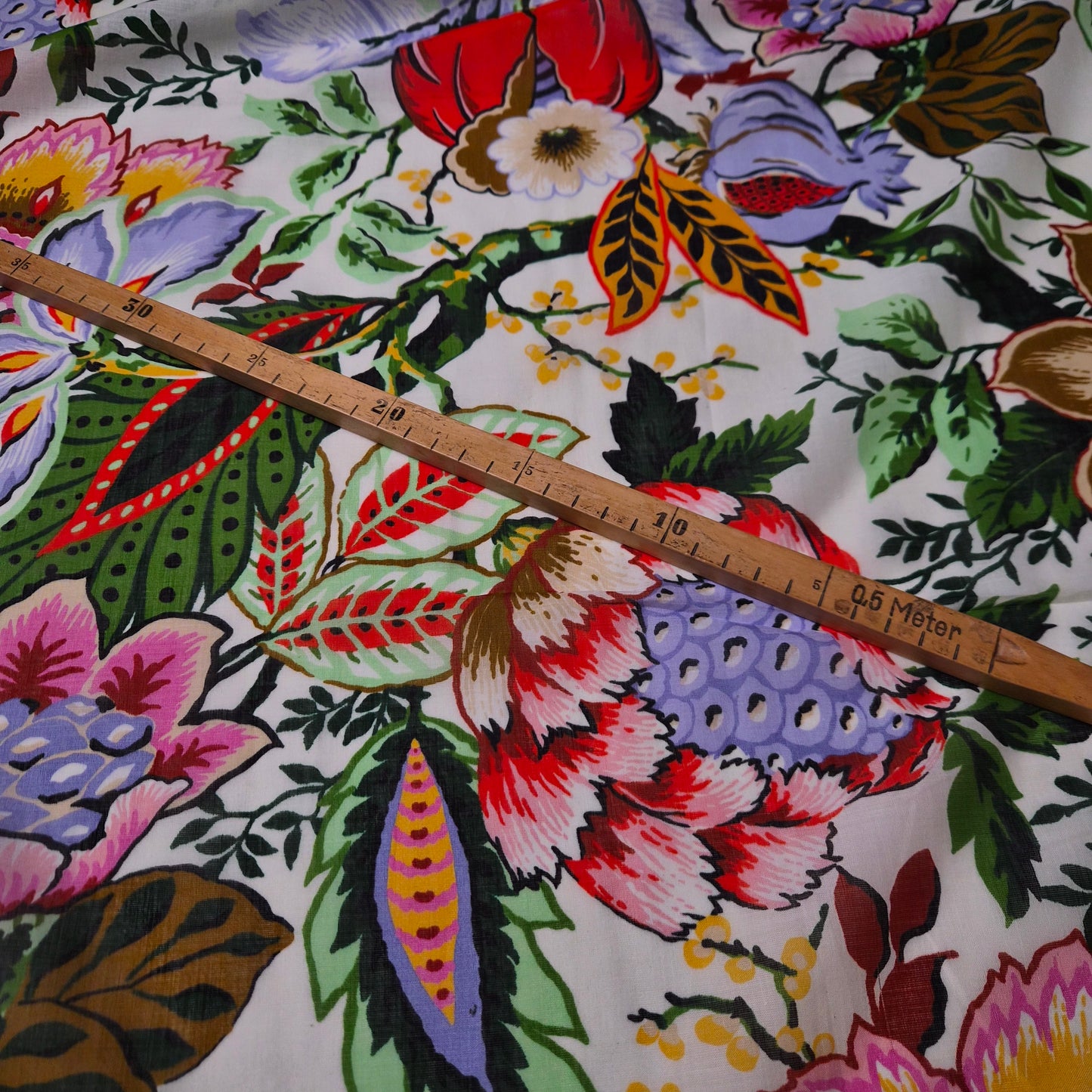 Panel · Poplin · Baumwolle · Floral · Mehrfarbig · 90×150 cm