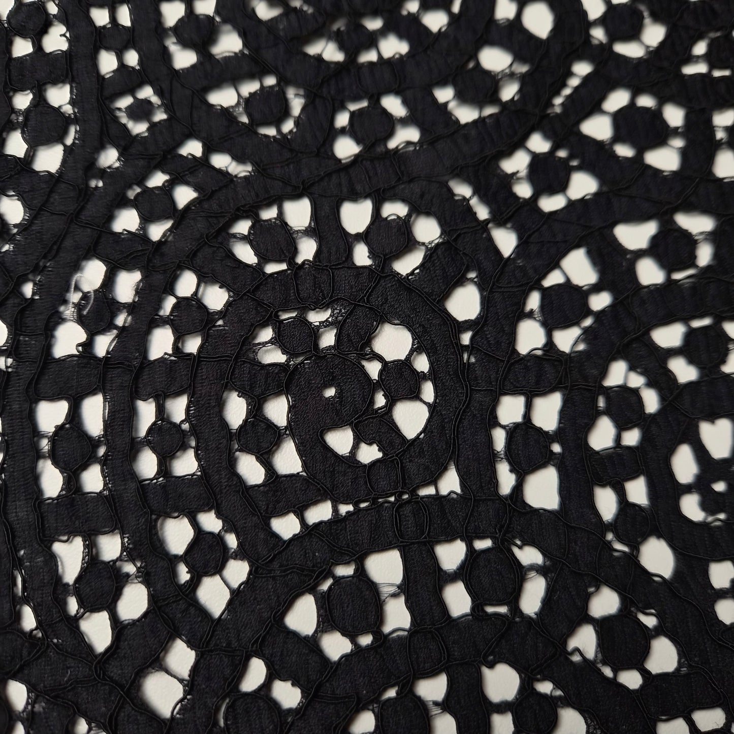 Spitze · Baumwolle · Floral · Pantone Moonless Night · 110 cm · Meterware