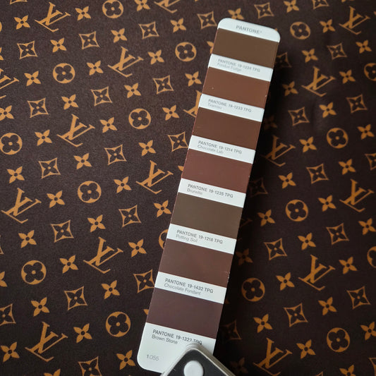 Taschenstoff · Polyester · Logo · Pantone Brown Stone · 140 cm · 240 g/m² · Meterware