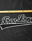 D*G – Patch Free Love Schwarz Weiß Kontur | 9 × 27 cm | S3X4X007