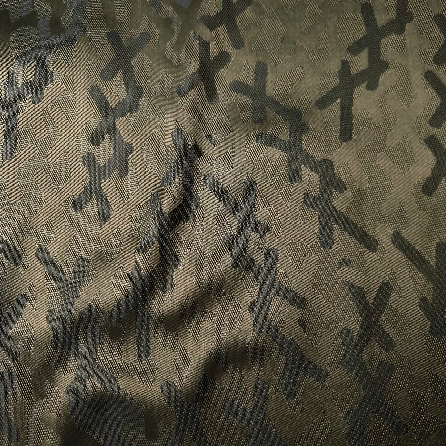 Jacquard · Polyester · Abstrakt · Pantone Lizard · 145 cm · 140 g/m² · Meterware