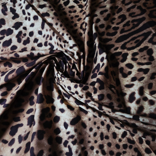 Meterware · Poplin, Baumwolle, Leo · 140 cm 100g/m2