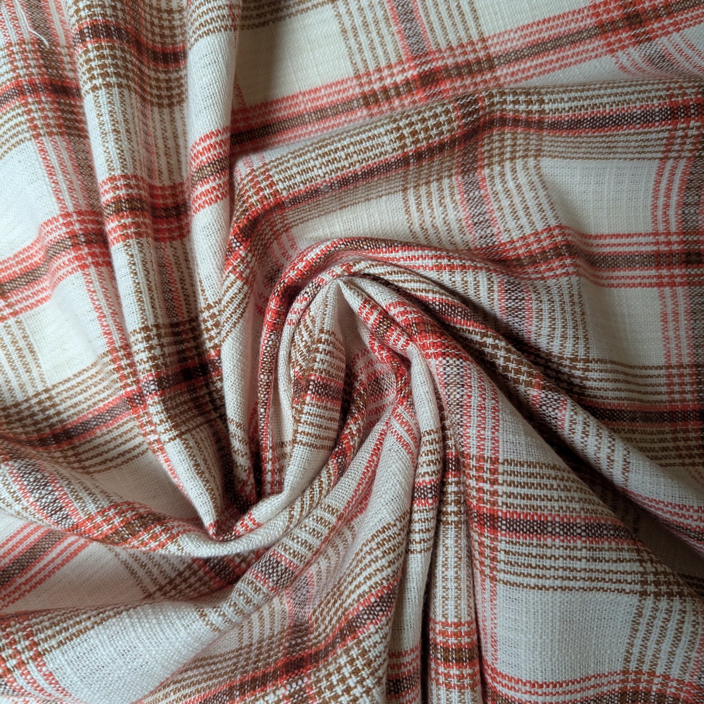 Anzugstoff · Wolle, Leinen · Tartan · 155 cm · 220 g/m² · Meterware