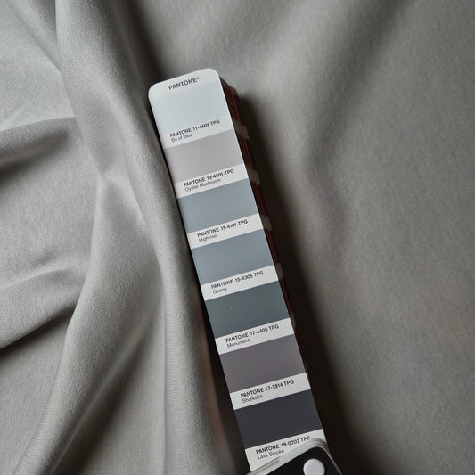 Sweat · Baumwolle · Uni · Pantone Oyster Mushroom · 140 cm 260g/m2 · Meterware