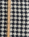 Deadstock Meterware Tweed – Schwarz-Weiß Sommerqualität, G*cci (Stoffbreite 145 cm) (M3X1X8)