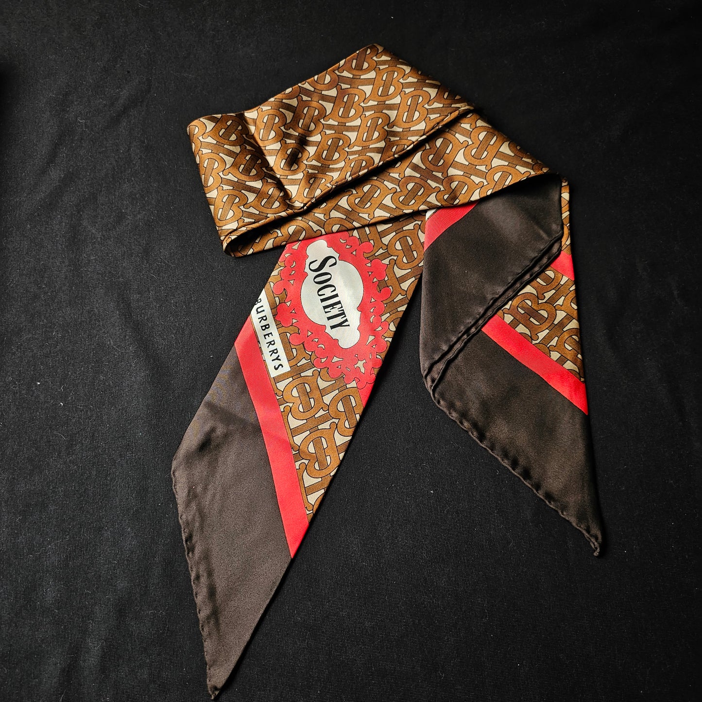 Seide, Twill, French Roast · 128×9 cm