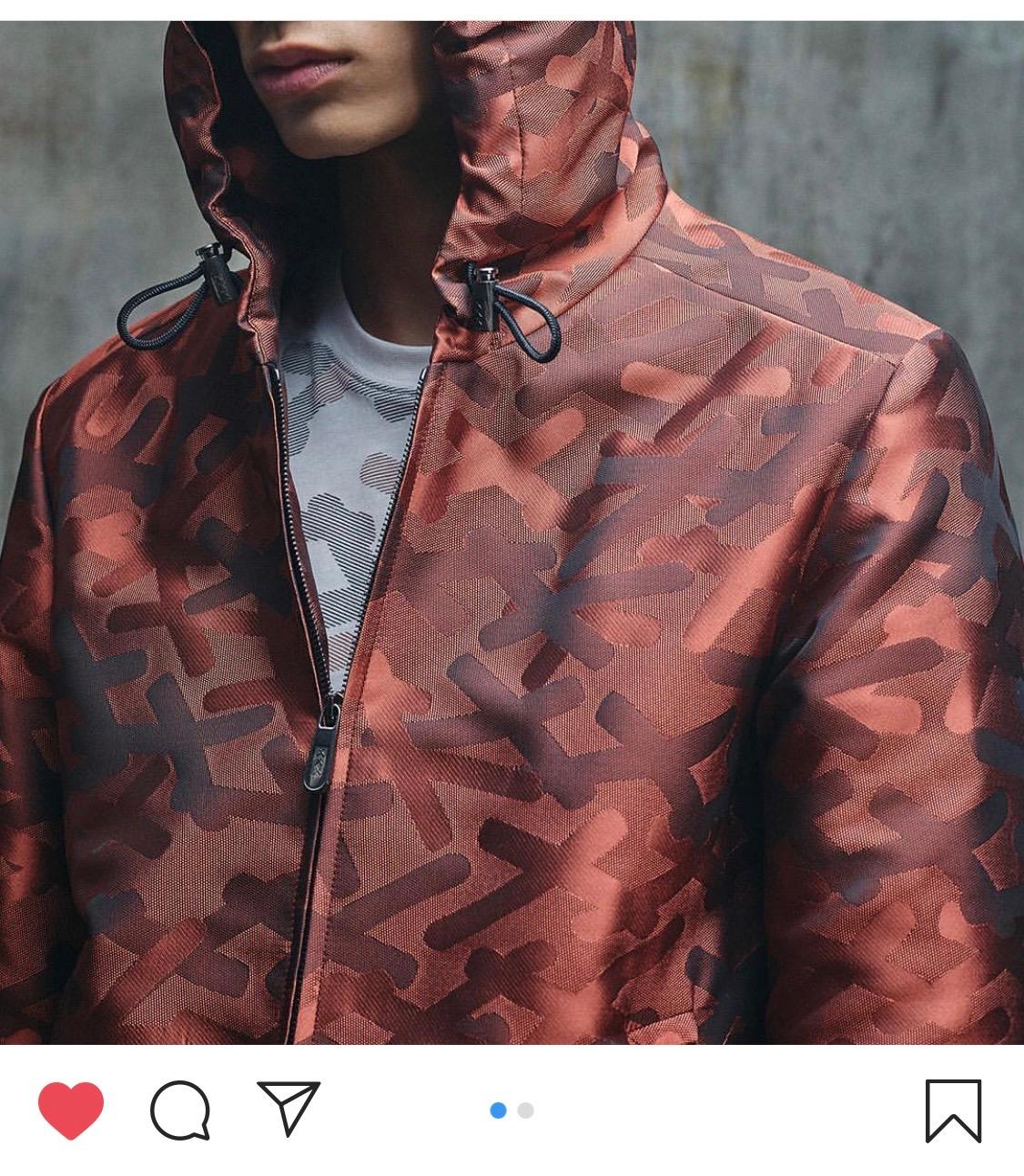 Jacquard · Polyester · Abstrakt · Pantone Copper Coin · 145 cm · 160 g/m² · Meterware