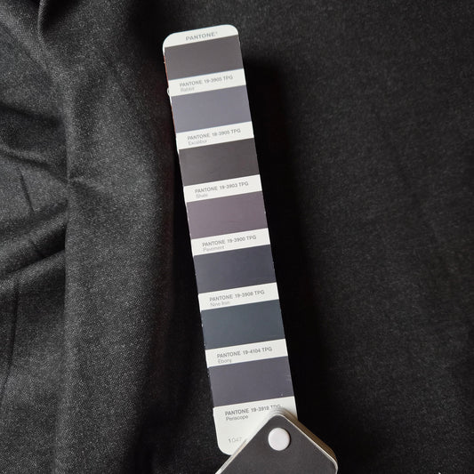 Baumwolle, Denim, Shale · 145 cm