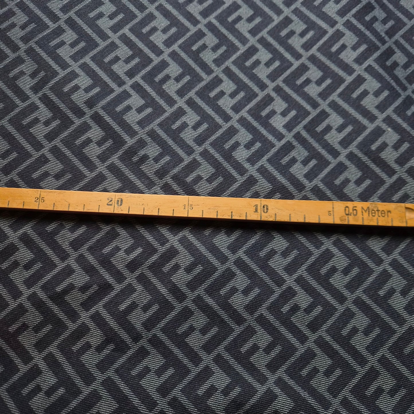 Denim · Baumwolle · Logo · Dunkelblau · 150 cm · 390 g/m² · Meterware