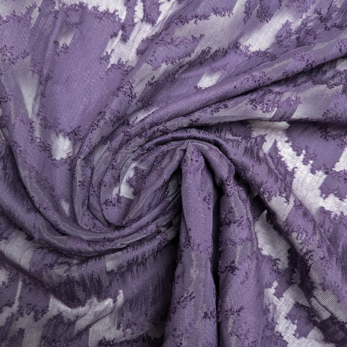 Meterware Fil Coupe  D*or Basisfarbe Vintage Violet  Baumwoll-Seide Mischung Breite 145 cm M6X5X10 110 g/m²